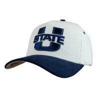 Woodn Grail U-State Embroidered Corduroy Snapback Cap